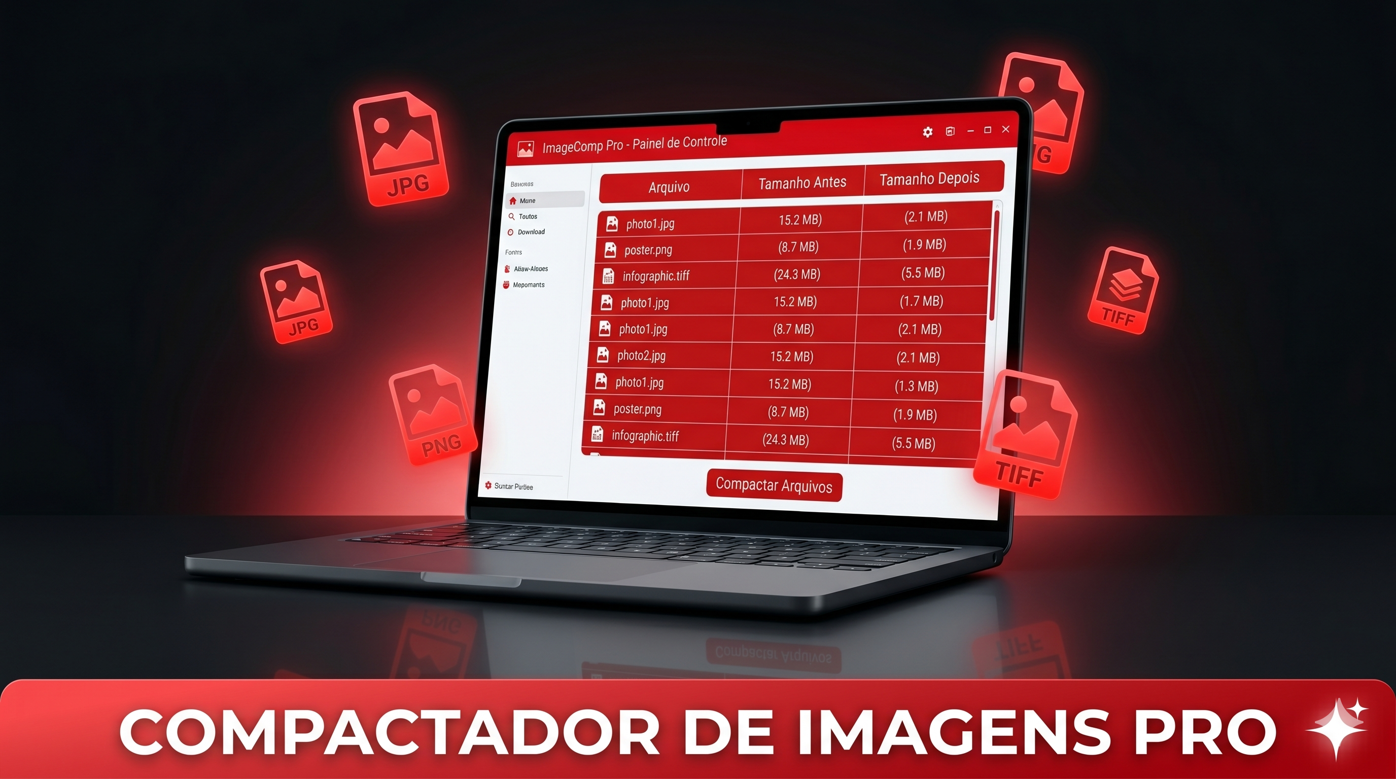 Compactador de Imagens Pro