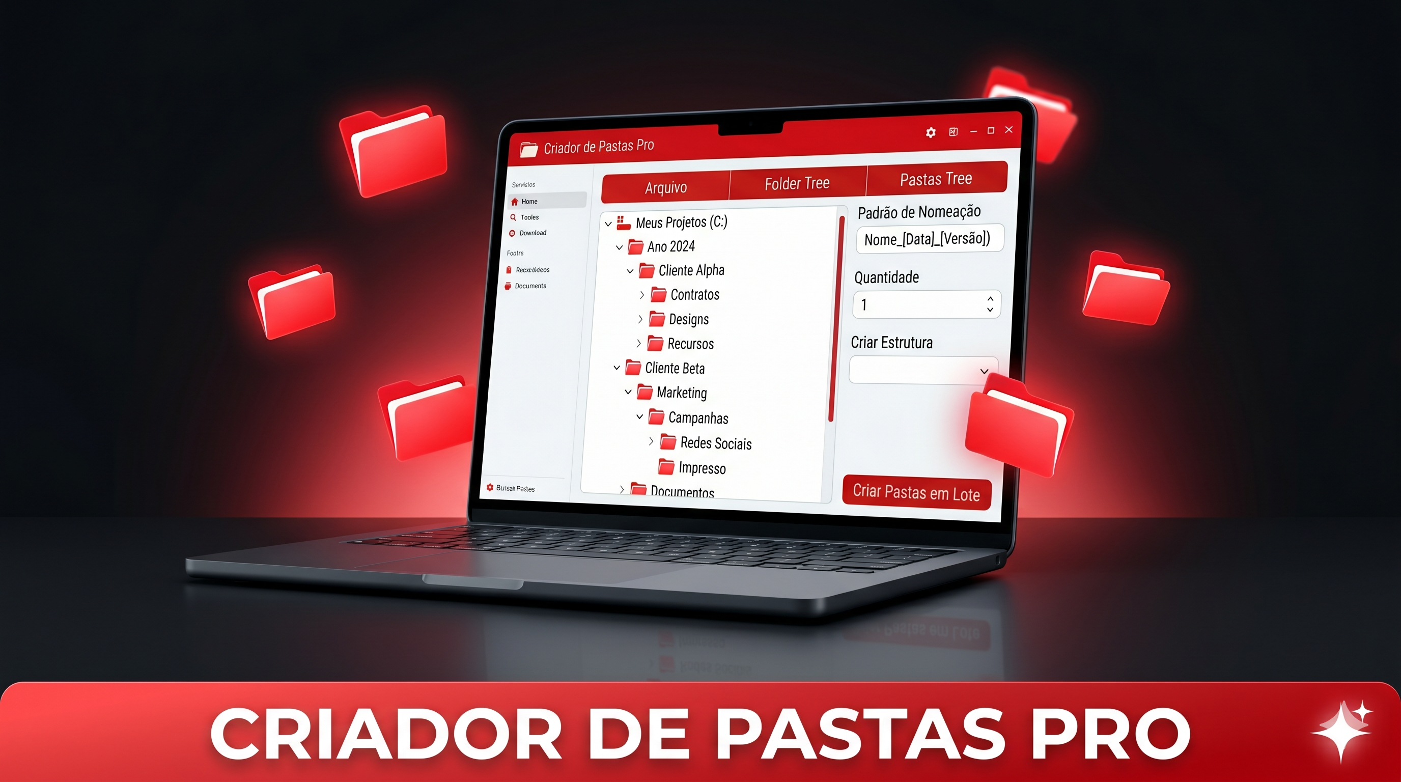 Criador de Pastas Pro